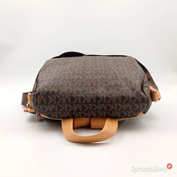 Plecak damski skórzany MKL ciemny Dla kobiet Zawiercie sprzedam