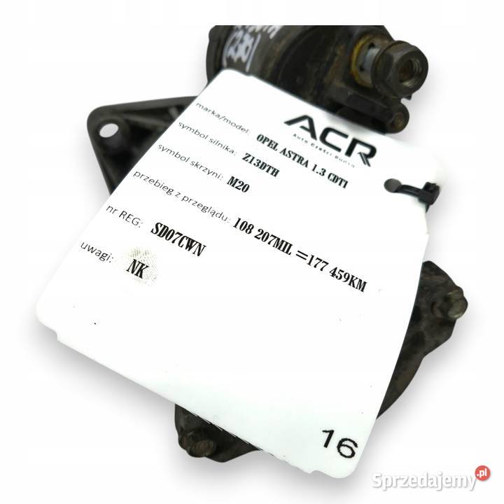 ROZRUSZNIK Opel Astra 13 CDTI Z13DTH 55221292 Chełm