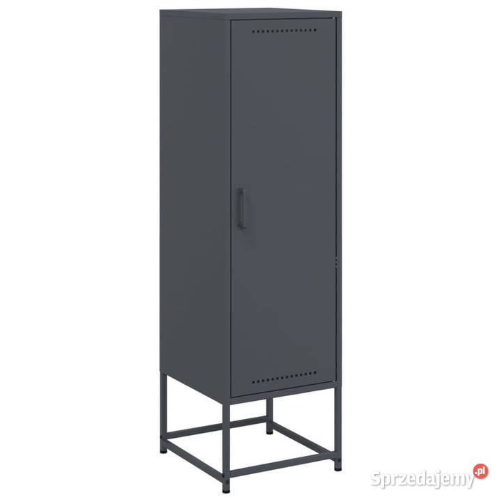 Szafka antracytowa 36x39x123 stal WM846526 mazowieckie Warszawa