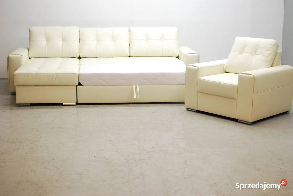 SKÓRA NATURALN NAROŻNIK Z FSPANIAfotel 1018