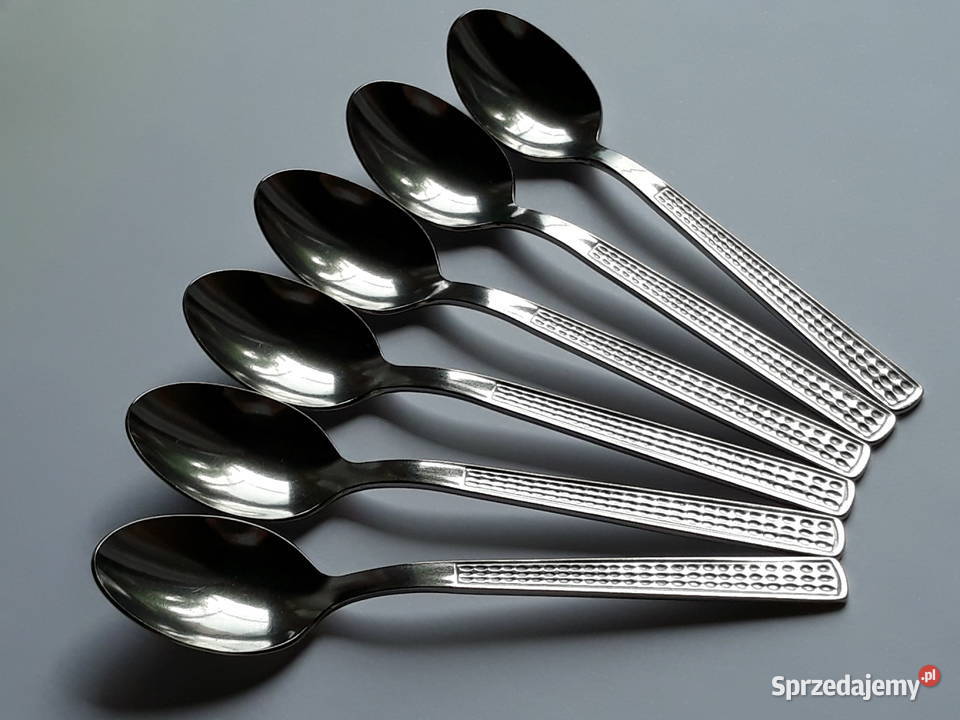 Łyżeczki do herbaty KROPECZKI kropki FNS Dąbrowa Górnicza sprzedam