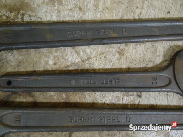 3 klucze płaskie WFR 30 36 40 org DDR lubuskie Żary