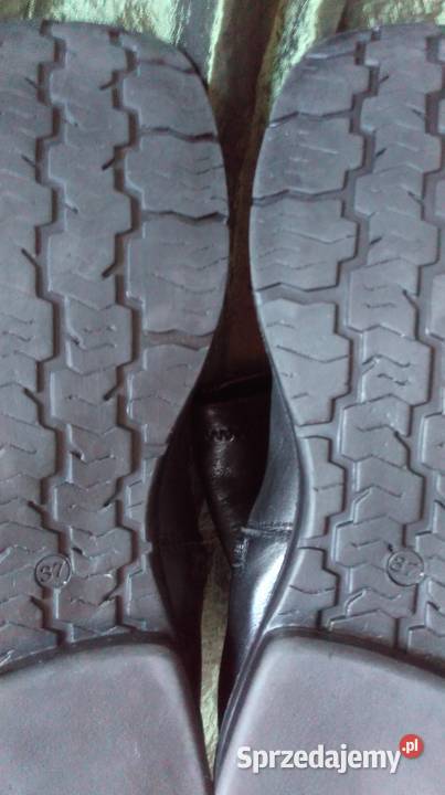 BUTY czarne KOZAKI damskie r 375 przejściowe Białystok