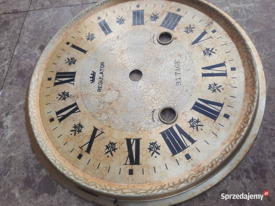 37 Tarcza zegara ściennego 31 dniowy 195 7143mm Tczew
