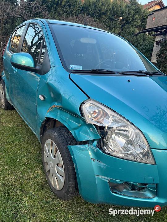 Suzuki Splash 2009 12 przebieg 129500 uszkodzony Suzuki śląskie Skoczów