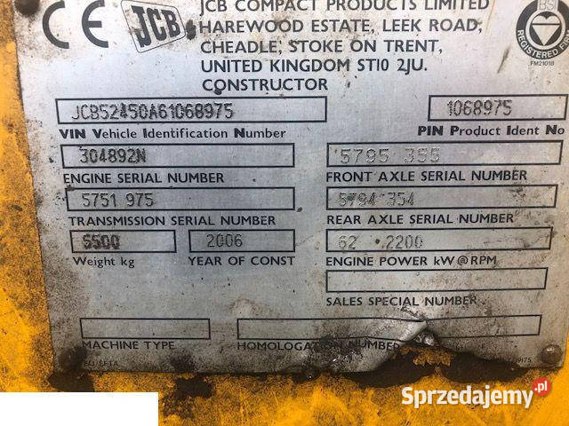 JCB 52450 Karetka