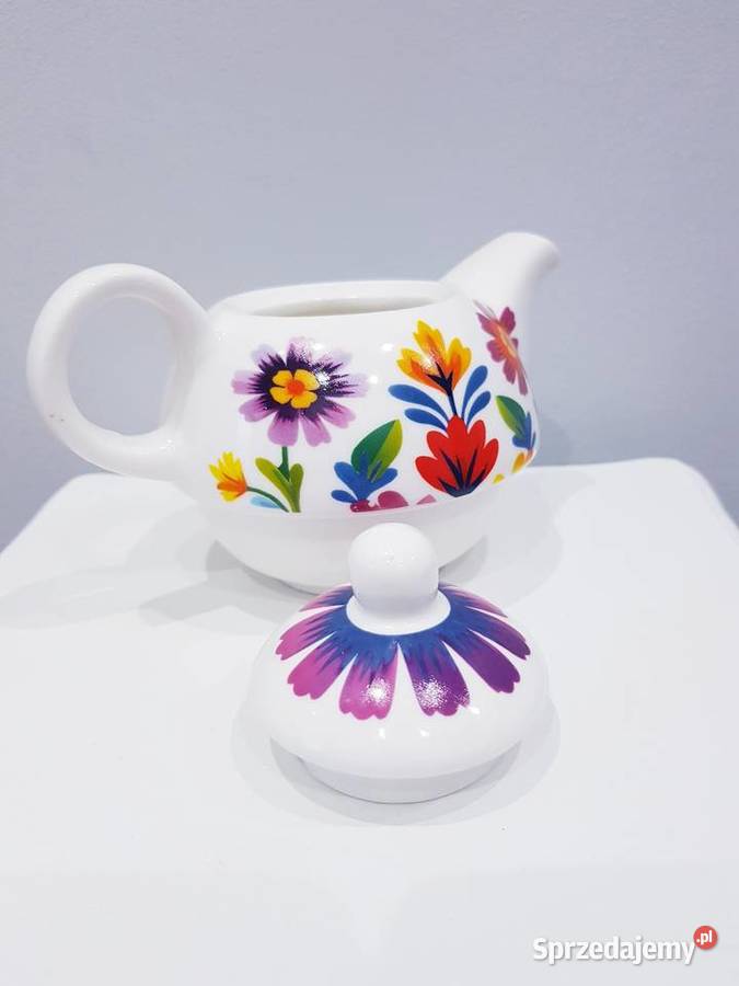 Ceramiczny imbryczek dzbanuszek do herbaty Dąbrowa Górnicza