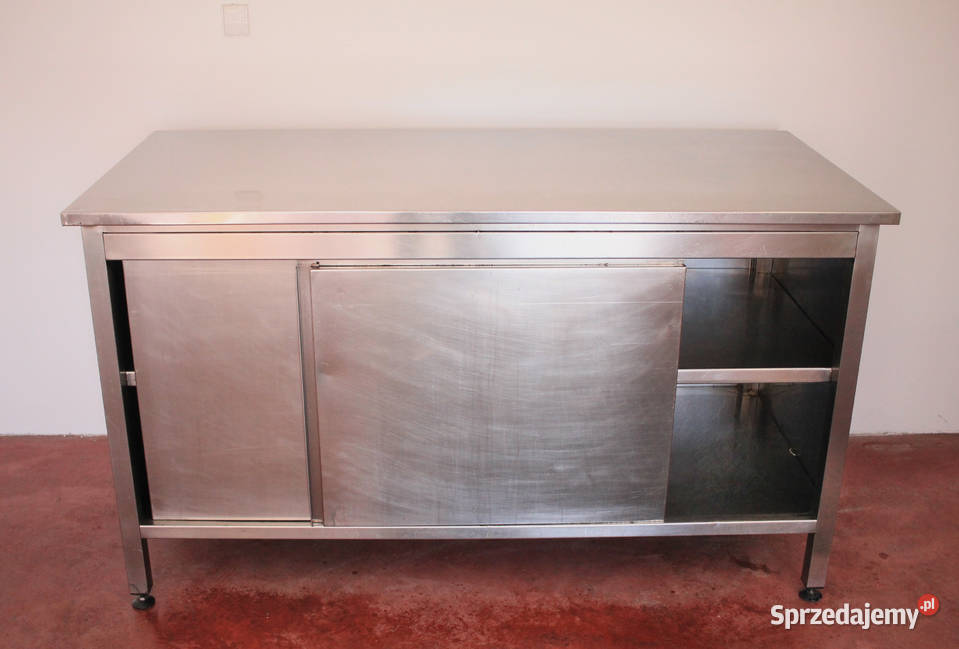 Stół gastronomiczny 150x70 z półkami śląskie