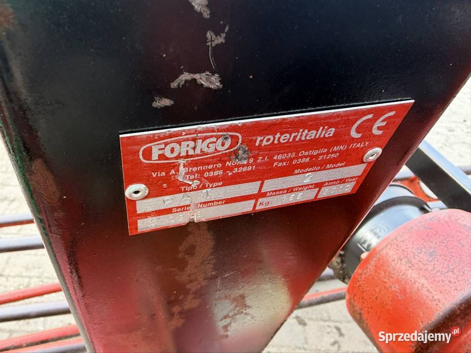 Agregat brona wirnikowa Forigo 3 metry Kuhn wał Myszyniec