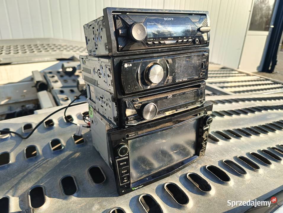 Radia samochodowe 4 sztuki Sony LG JVC Eonon