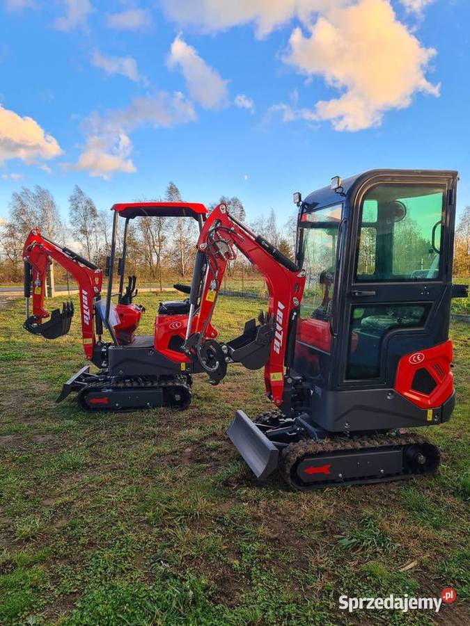 Mini koparka LEITE 1012S z Kabiną Nowa dostępna Kabina Zajączki Drugie