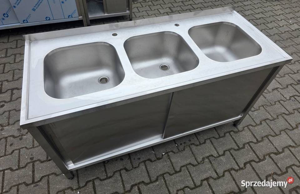 Zlew 3 Komorowy Drzwi Suwane 1506085 M1300 N Nowe Skalmierzyce