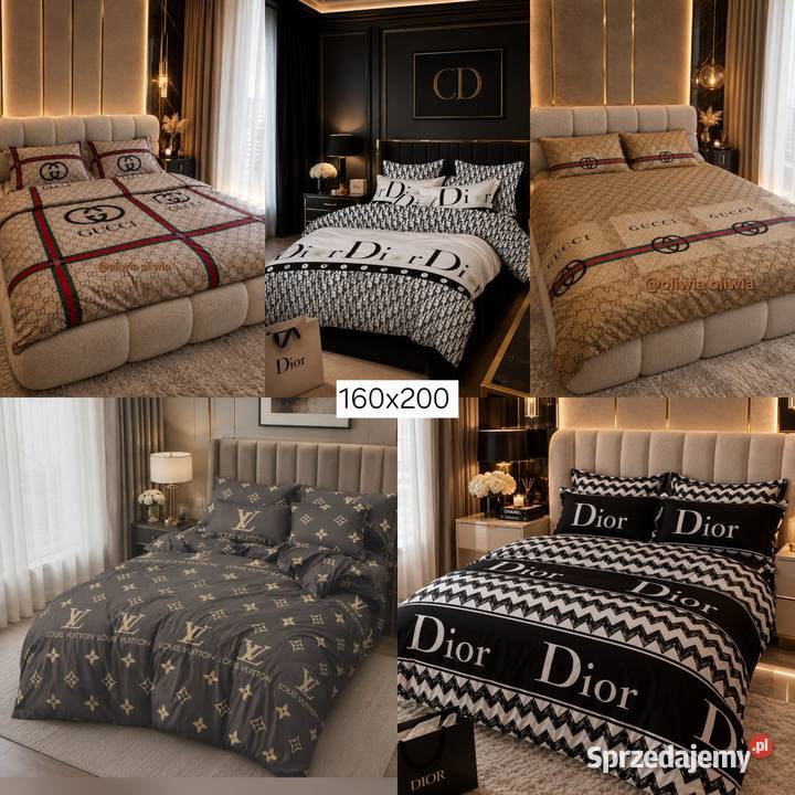 Pościel Komplet pościeli 160x200 gucci lv Gdańsk sprzedam