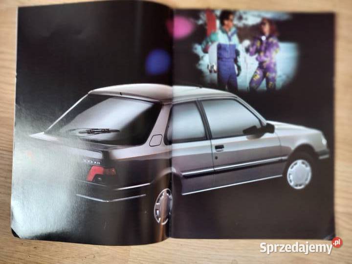 Pegout 309 1989 92r folder reklamowy Kęty