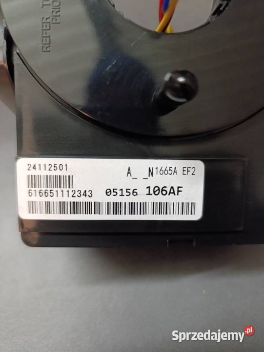 Taśma zwijak poduszek powietrznych JEEP NOWA Czarny Las