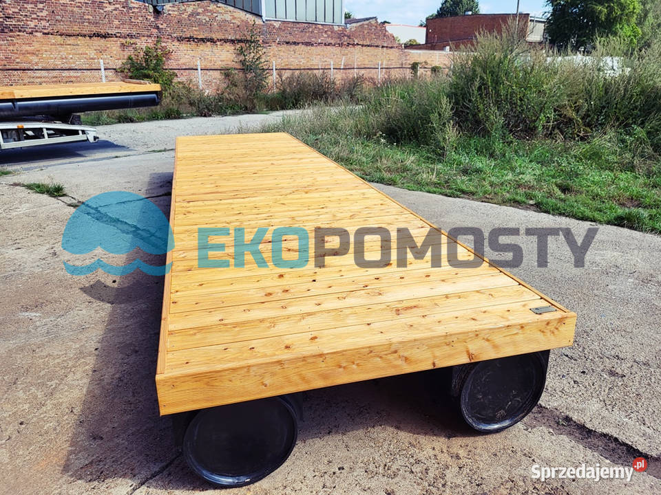 Pomost pływający platforma pływająca tratwa 6 x Czaplinek