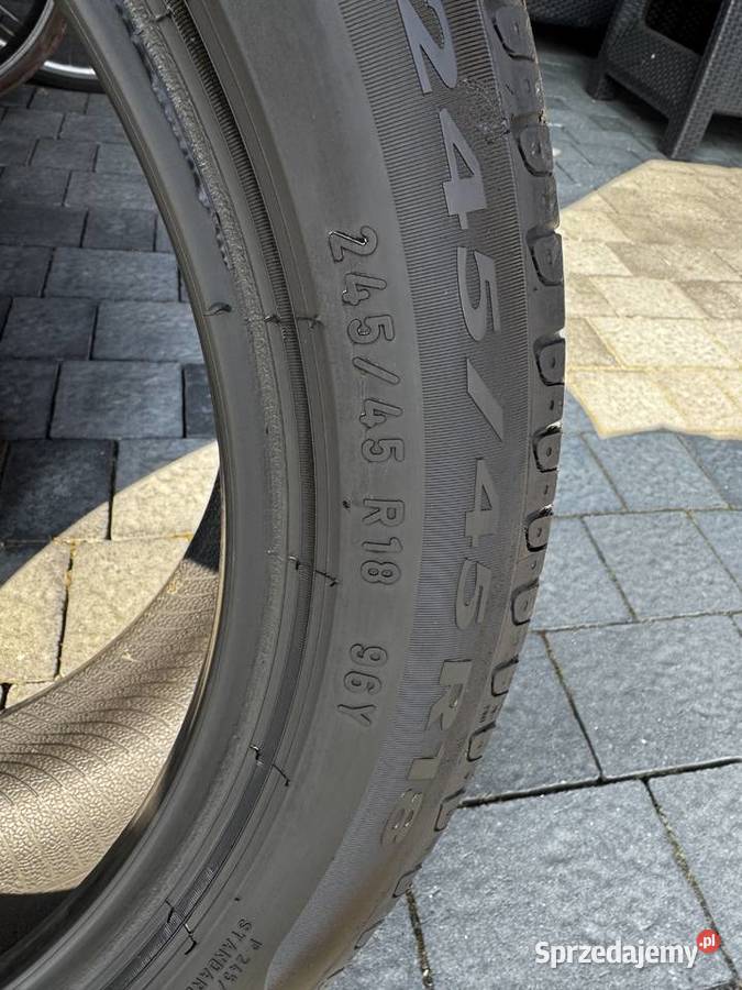 Opony pirelli p7 run flat bmw letnie 40 Staszów sprzedam