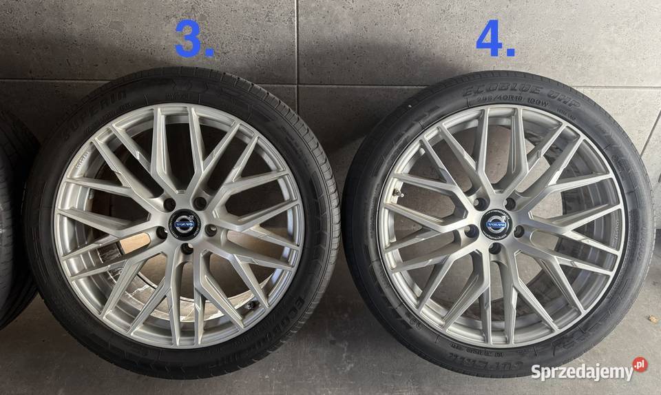 19 Volvo v90 s90 felgi koła komplet 5x108 ET45