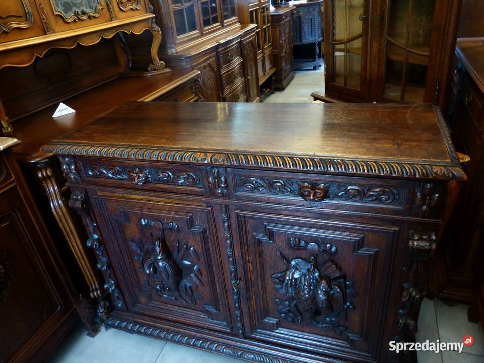 Wspaniała komodaszafka myśliwska dąbsklep śląskie Dąbrowa Górnicza
