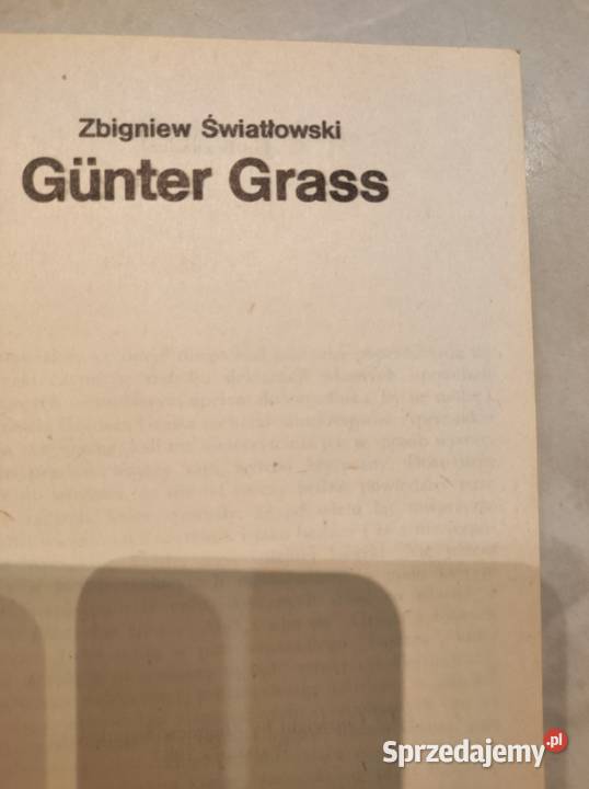 Gnter Grass Zbigniew Światłowski miękka świętokrzyskie Kielce