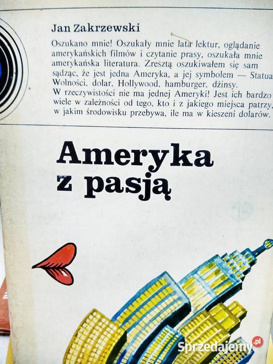 Ameryka z pasją książka outlet używane Warszawa