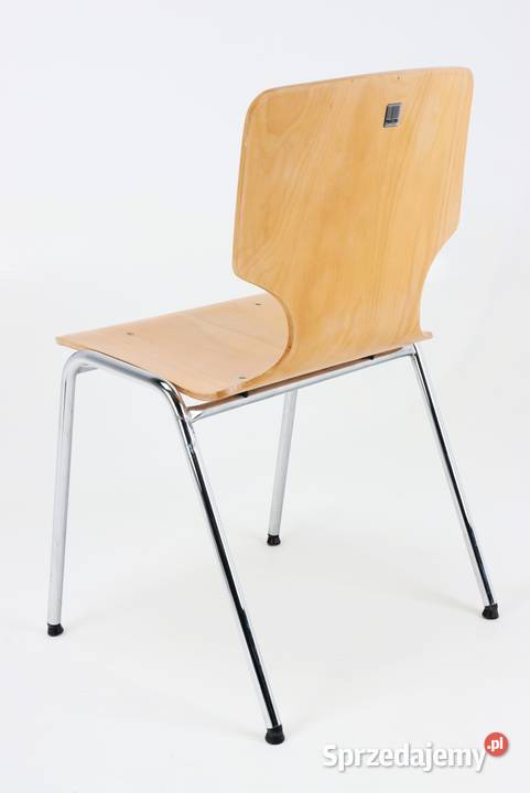Krzesło drewniane do poczekalni Leszno