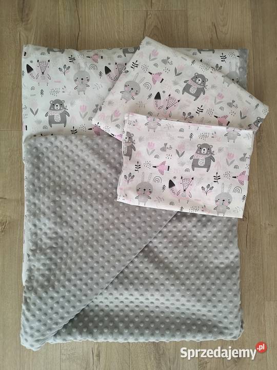 Komplet pościeli dziecięcej 3w1 dwustronny koc mazowieckie Otrębusy