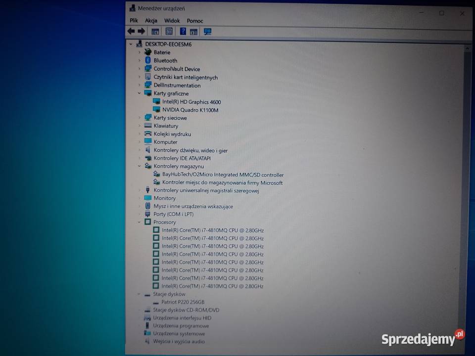 DELL PRECISION M4800 Laptopy i netbooki
