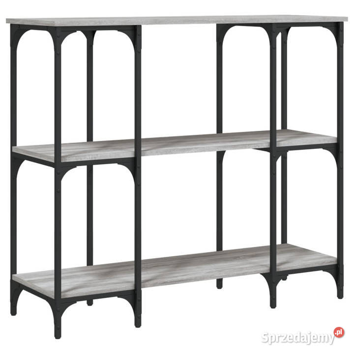 Stolik konsolowy szary dąb sonoma 102x35x90 mazowieckie Warszawa