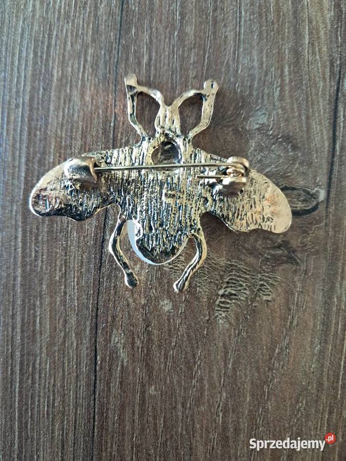 nowa broszka pszczoła w stylu vitntage 4x4 Sandomierz