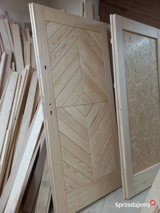 Drzwi zewnętrzne drewniane Gralskie 90 Krosno