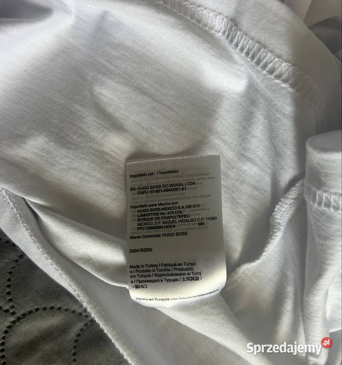 Koszulka Hugo Boss biały Warszawa