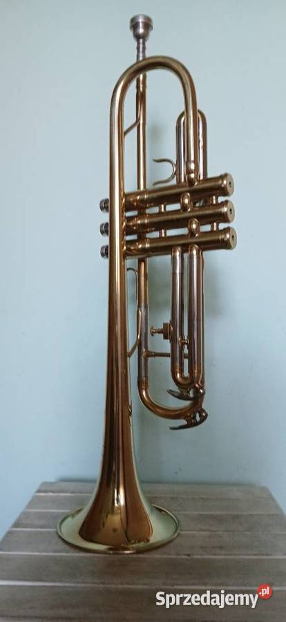 Stara mosiężna trąbka Kraków