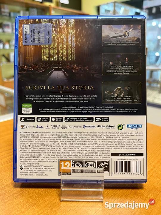 Dziedzictwo Hogwartu Hogwarts Legacy Sony warmińsko-mazurskie sprzedam