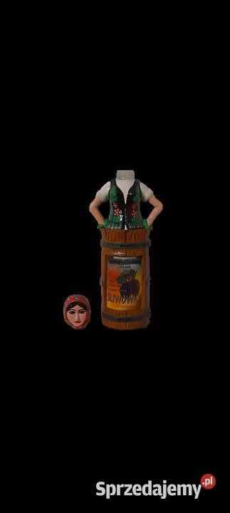 Butelka ozdobna ŚLIWOWICA małopolskie Szczawa