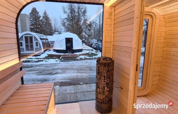 SAUNA ogrodowa beczka fińska LUNA 33 X 24 M Z mazowieckie