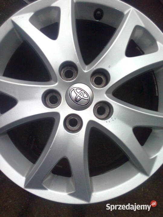 Felgi aluminiowe 16 Toyota Yaris Carolla Verso podkarpackie Jarosław