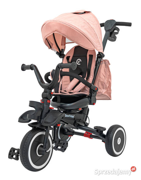 Rowerek Trzykołowy RIDER różowy koła EVA z mazowieckie