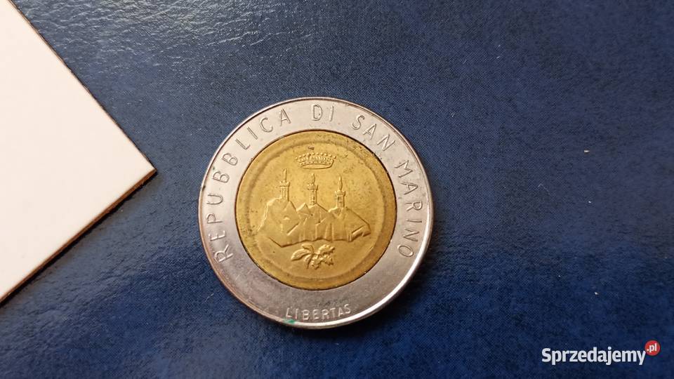 Stare monety 500 lir 1986 San Marino Lesko sprzedam