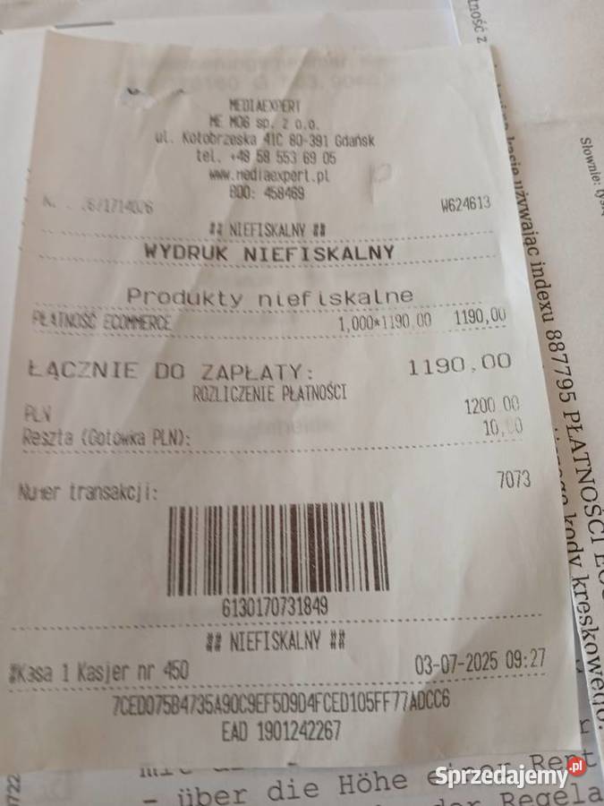 Sprzedam pralke Amica DWA1T610DLS pomorskie Gdańsk