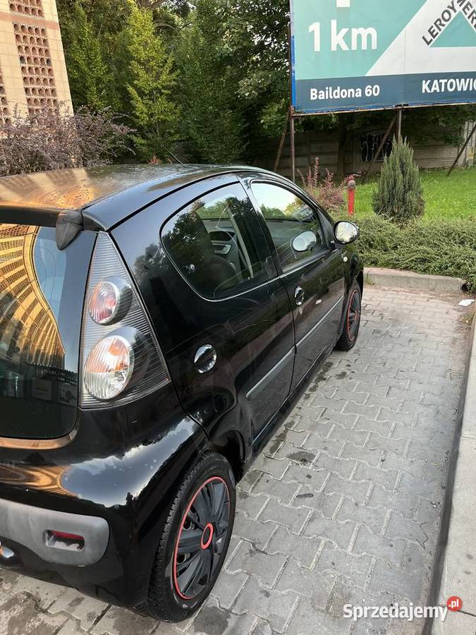 Czarny ekonomiczny citroen c1 silnik 10 wersja śląskie sprzedam