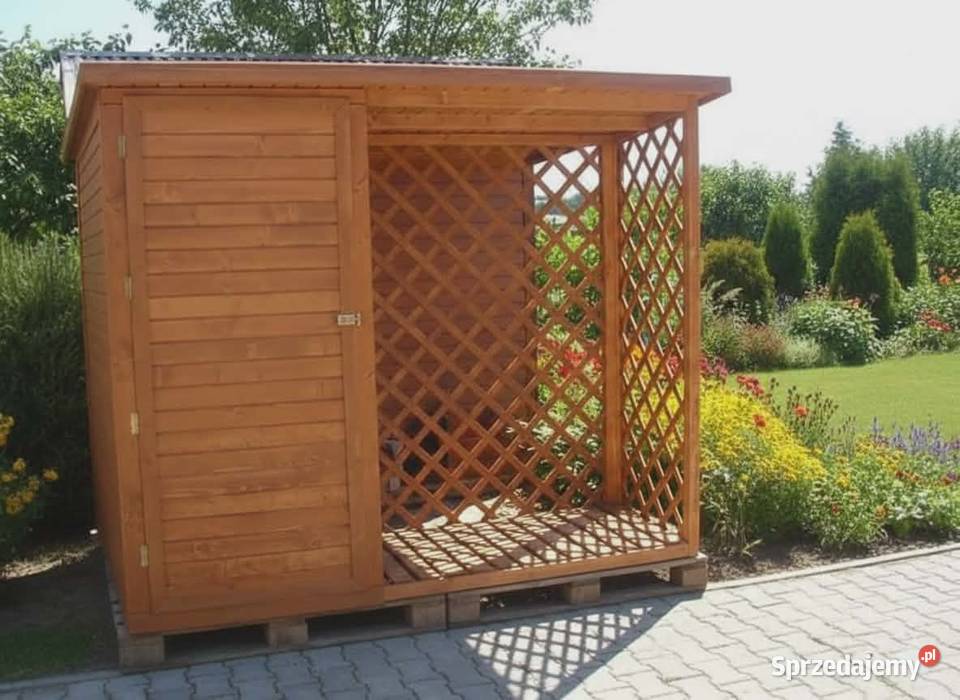 Domek narzędziowy z drewutnią Jordanów