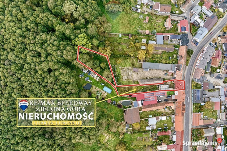 Dom z dużą działką 1700 m pośród jezior Lubrza