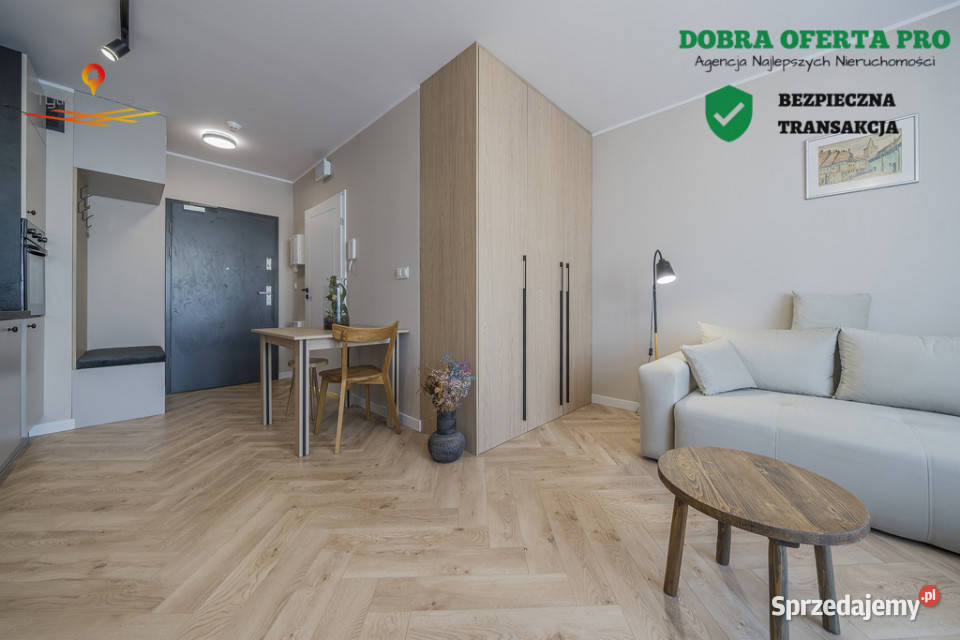 Bezkompromisowe studio Motławie 27m2 Gdańsk