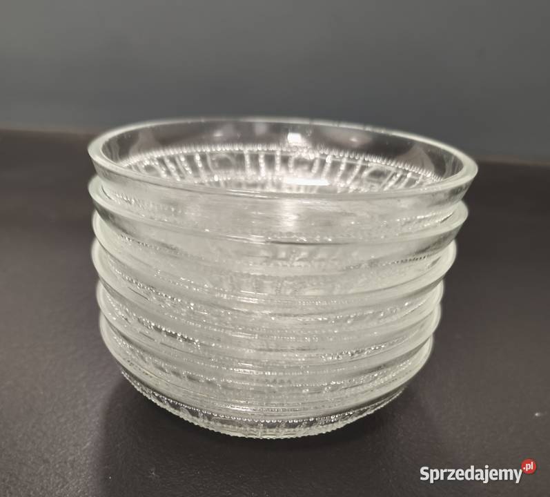 Szklane miseczki deserowe vintage Gdańsk