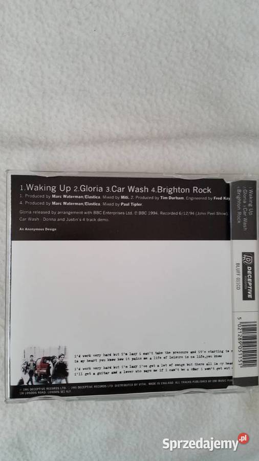 ELASTICA Waking Up Gloria Car Wash Brighton Rock alternatywna Puławy