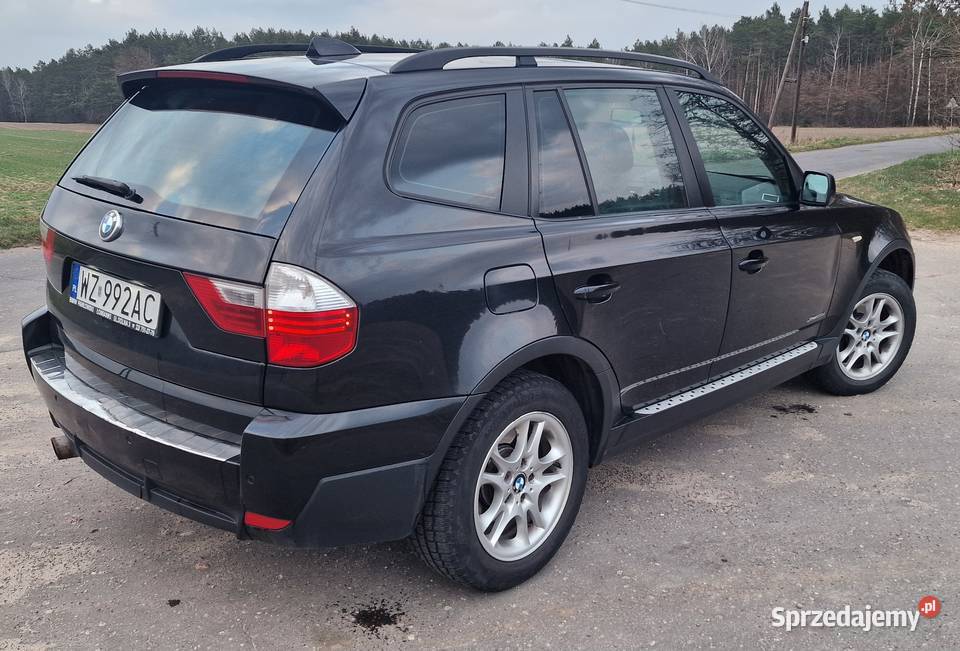 BMW X3 20d xDrive 2008r PDC Skóra Automat diesel łódzkie Łódź sprzedam