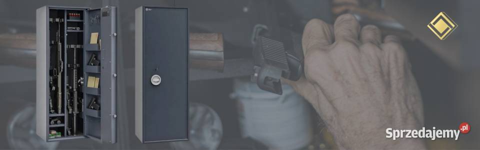 SZAFA sejf na broń długą krótką Siegen Kombi S1 Sporty strzeleckie i myślistwo wielkopolskie