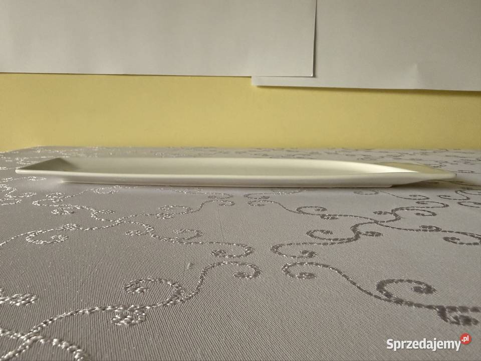 Półmisek porcelanowy TASTE 375 biały nowoczesny Dom i Ogród Czerwionka-Leszczyny