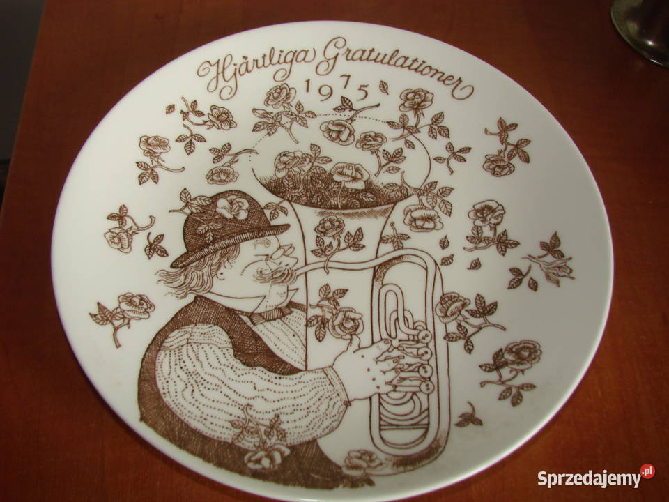 Gustavsberg talerz rocznicowy 1975